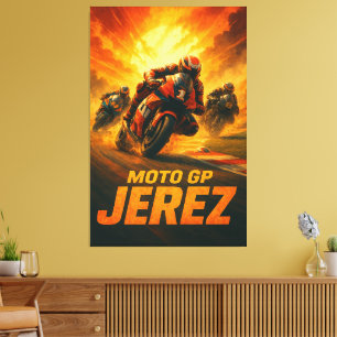 Lienzo Jerez Circuito de Velocidad MotoGP Gran Premio de