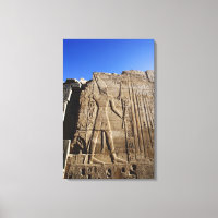 Jeroglíficos antiguos en la pared, Templo de Karna