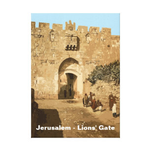 Lienzo Jerusalén: Puerta de los Leones