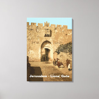 Lienzo Jerusalén: Puerta de los Leones