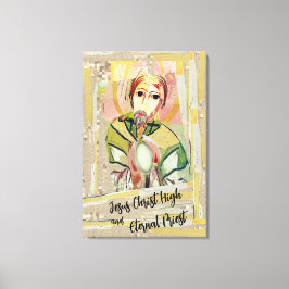 Lienzo Jesucristo Alto Sacerdote Eterno