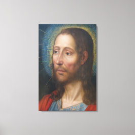 Lienzo Jesucristo con un Halo de Oro (por Quentin Metsys)