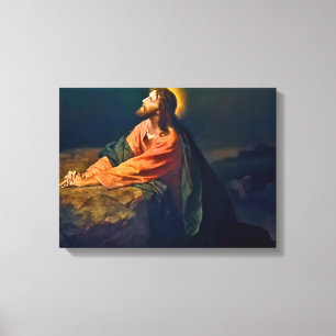 Lienzo Jesucristo en Gethsemane