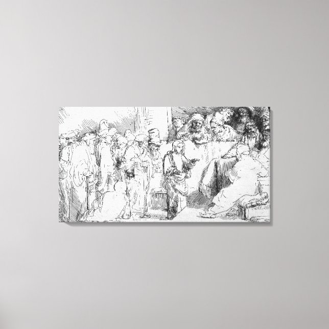 Lienzo Jesucristo entre los Médicas (Anverso)