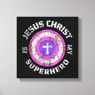 Lienzo Jesucristo Es Mi Superhéroe Jesús