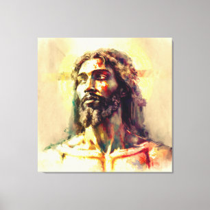 Lienzo Jesucristo negro