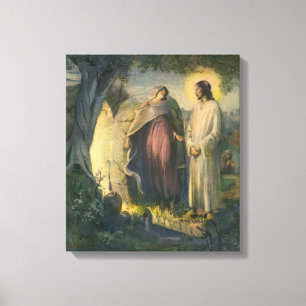 Lienzo Jesucristo resucitado junto al sepulcro por ML Gre