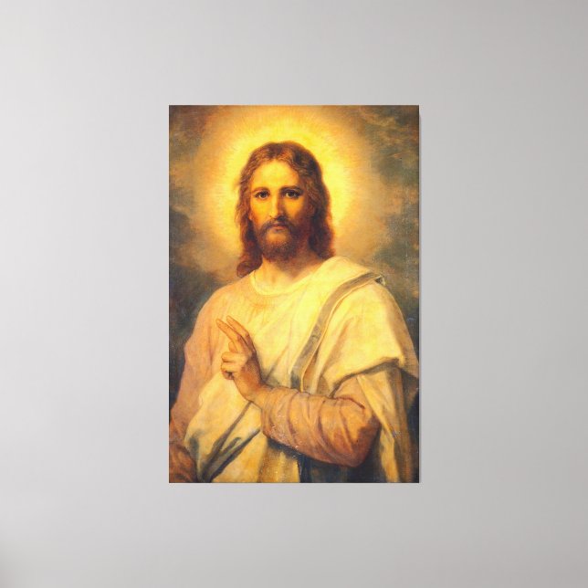 Lienzo Jesucristo Salvador (Anverso)