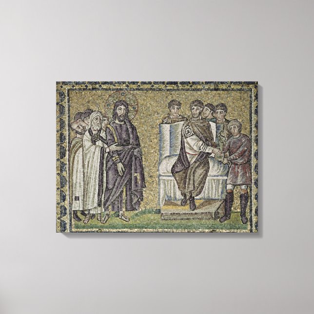 Lienzo Jesús antes de Poncio Pilato (Anverso)