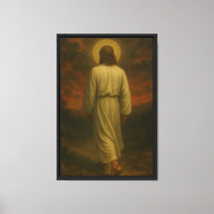 Lienzo Jesús Caminando hacia la luz