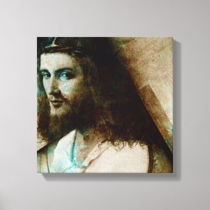 Lienzo Jesús con cruz