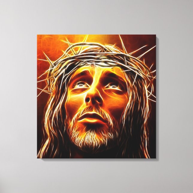 Lienzo Jesús: Dios mío, ¿Por Qué Me Abandonaste? (Anverso)