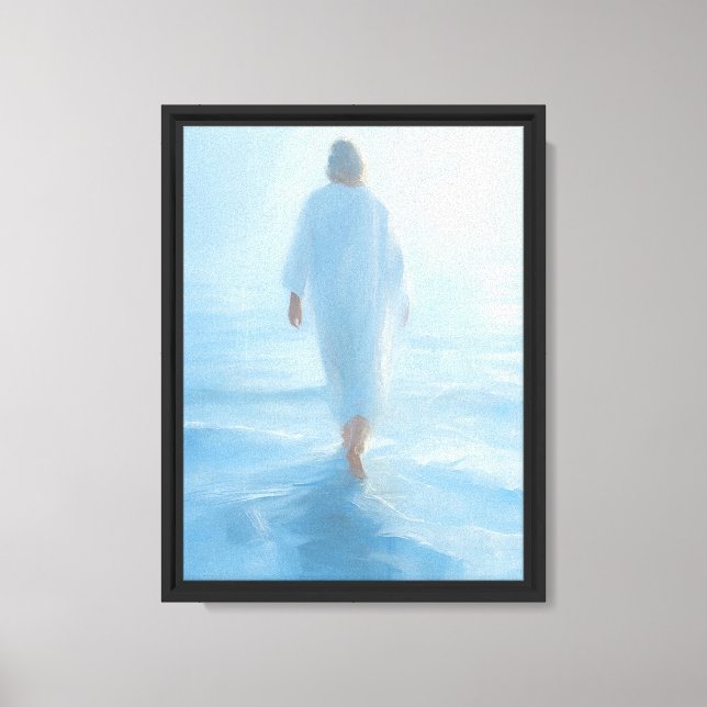 Lienzo Jesús entrando a la luz (Anverso)