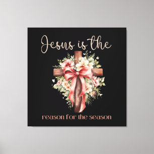 Lienzo Jesús es la razón de la travesía de Navidades de t