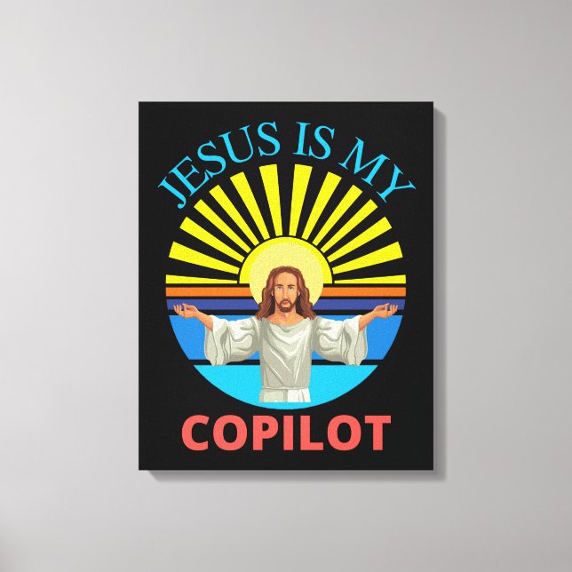 LIENZO JESUS ES MI COPILOTO (Anverso)
