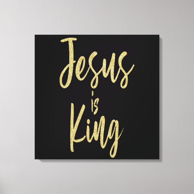 Lienzo Jesús es Rey (Anverso)