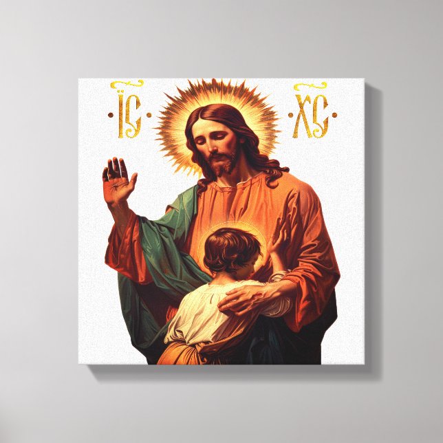 Lienzo Jesús hace la elección (Anverso)