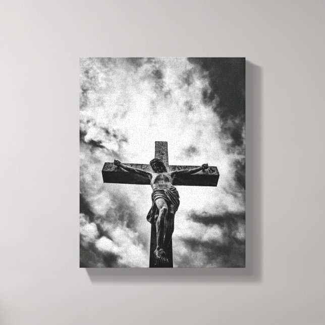 Lienzo Jesus on the Cross – Faith and Redemption Canvas   (Anverso)