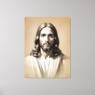 Lienzo Jesus sketch 6