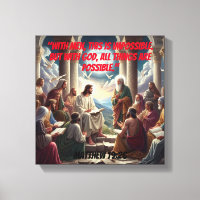 Jesús y los discípulos: Mateo 19:26