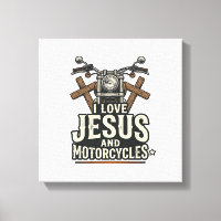 Jesús y motocicletas diseño de ciclista cristiano 