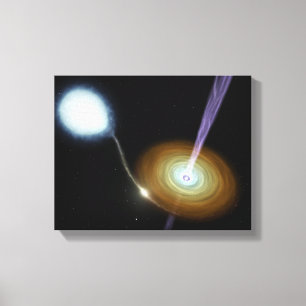 Lienzo Jets de tirar material hacia fuera