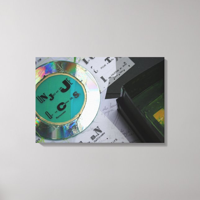 Lienzo Jeux de Construcción Parte II Detalle 2 Canvas (Anverso)