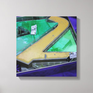 Lienzo Jeux de Construction Cartas Metalizado Canvas de c