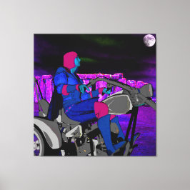 Lienzo Jinete Nocturno