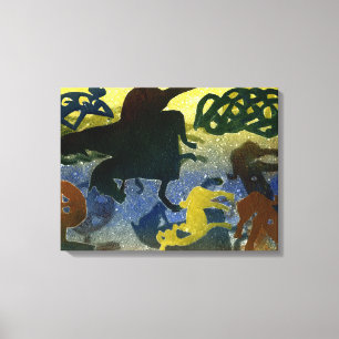 Lienzo Jinetes pictos