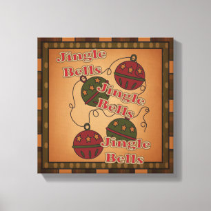 Lienzo Jingle Bell Navidades Holiday Canvas