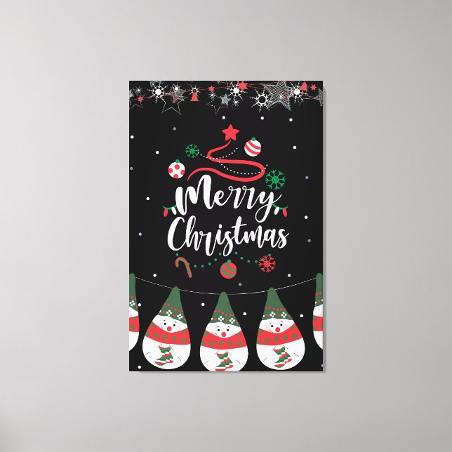 Lienzo Jingle Bells Joyful Greetings Collection (Anverso)