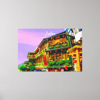 Lienzo Jiufen, Taiwán - Antigua Casa de Té
