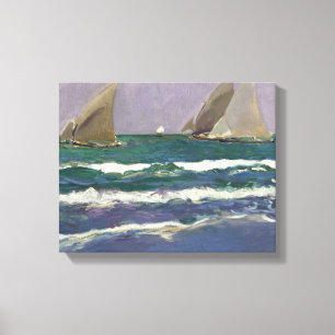 Lienzo Joaquin Sorolla - Barcos en el mar