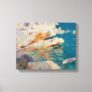 Lienzo Joaquín Sorolla Y Bastida - Rocas En Javea.