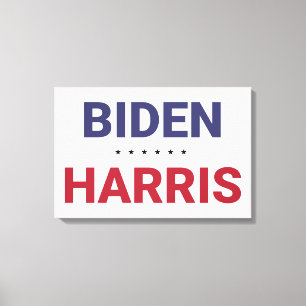 Lienzo Joe Biden y Kamala Harris (elecciones de 2020 en E