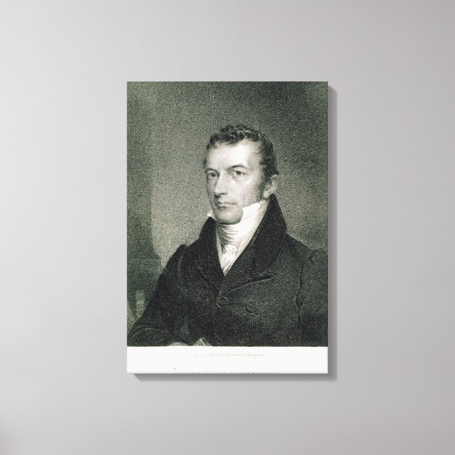 Lienzo Joel Roberts Poinsett (grabado) (Anverso)