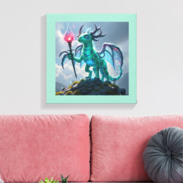 Lienzo Johann, der Blitzdrache