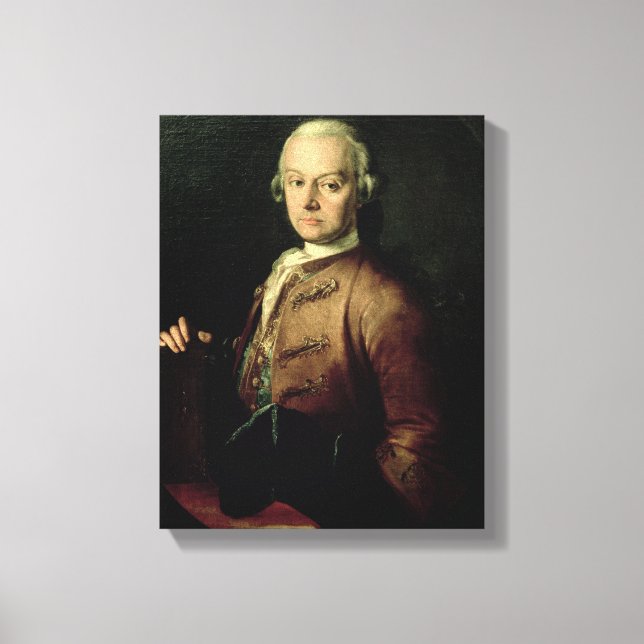Lienzo Johann Georg Leopold Mozart (Anverso)