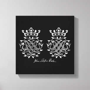Lienzo Johann Sebastian Bach seal on canvas