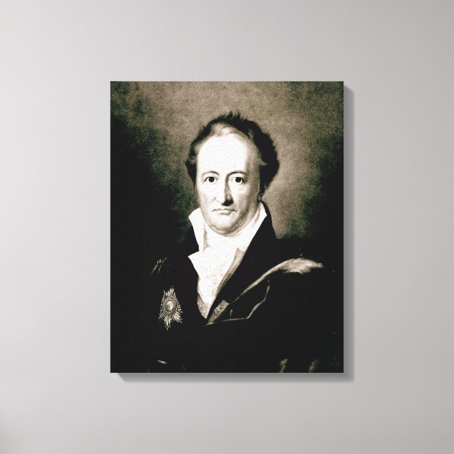 Lienzo Johann Wolfgang Goethe (Anverso)