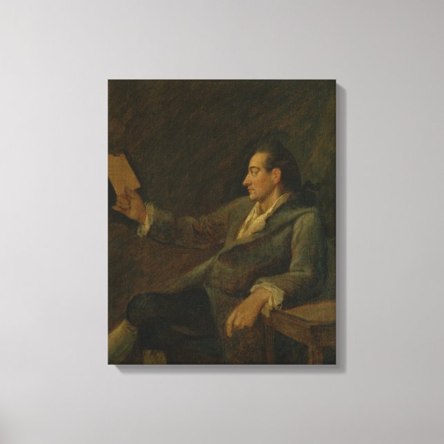 Lienzo Johann Wolfgang von Goethe, 1775 (Anverso)