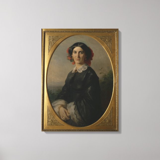 Lienzo Johanna von Bismarck, 1857 (Anverso)