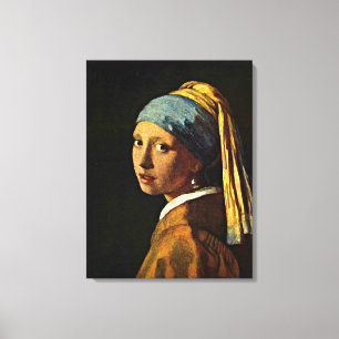Lienzo Johannes Vermeer, Chica de Pearl Earring