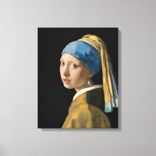 Lienzo Johannes Vermeer, Chica de Pearl Earring