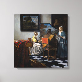 Lienzo Johannes Vermeer - El Concierto
