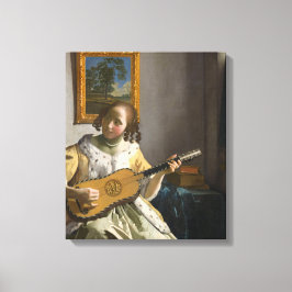 Lienzo Johannes Vermeer, guitarrista