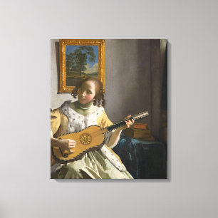 Lienzo Johannes Vermeer - Guitarrista