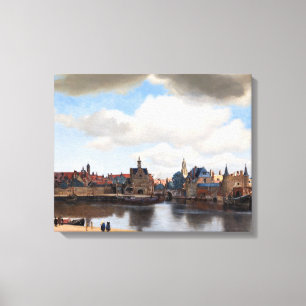 Lienzo Johannes Vermeer - Vista de Delft