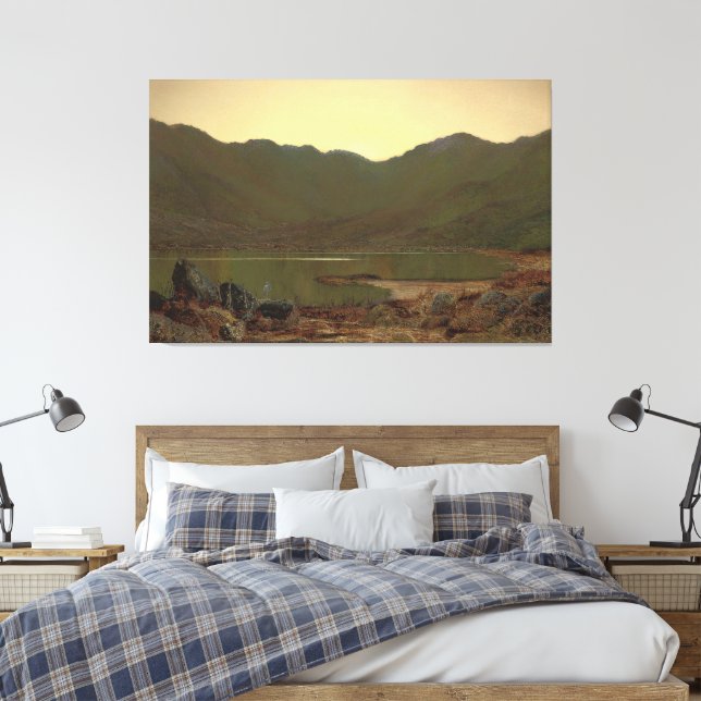 Lienzo John Atkinson Grimshaw - La guarida de la garza (Insitu(Dormitorio))